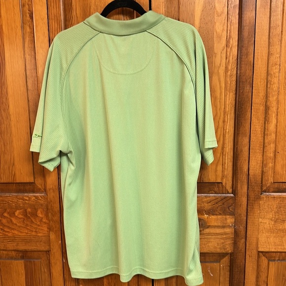 Slazenger Lime Green Geometric Design Golf Polo XL - Picture 6 of 7